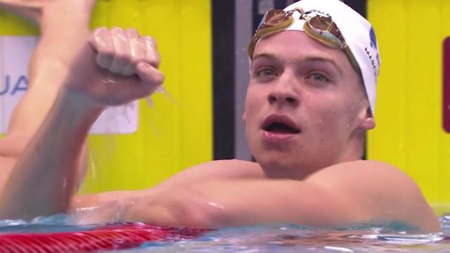 Mondiaux, 200m 4 nages, finale messieurs: Léon Marchand (FRA) décroche son 3e titre de champion du monde