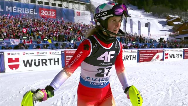 Méribel (FRA), slalom dames, 2e manche: Aline Danioth (SUI)