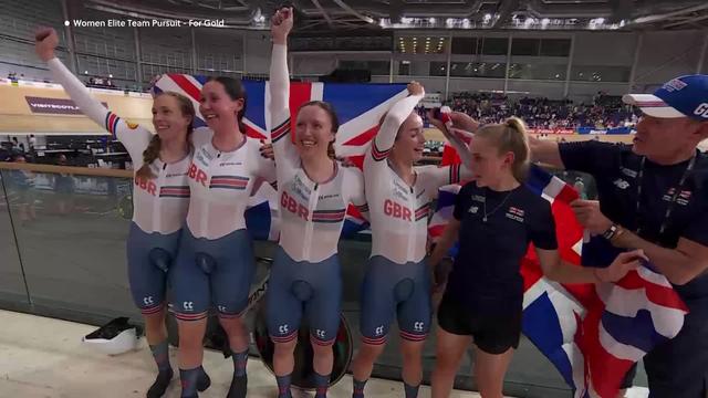 Glasgow (BR), poursuite par équipe dames: la Grande-Bretagne championne du monde à domicile
