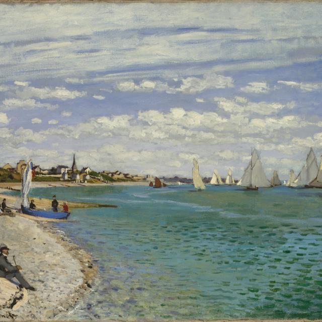 Regatta à Sainte-Adresse [Wikipedia commons - CC0 1.0 Universal - Claude Monet]