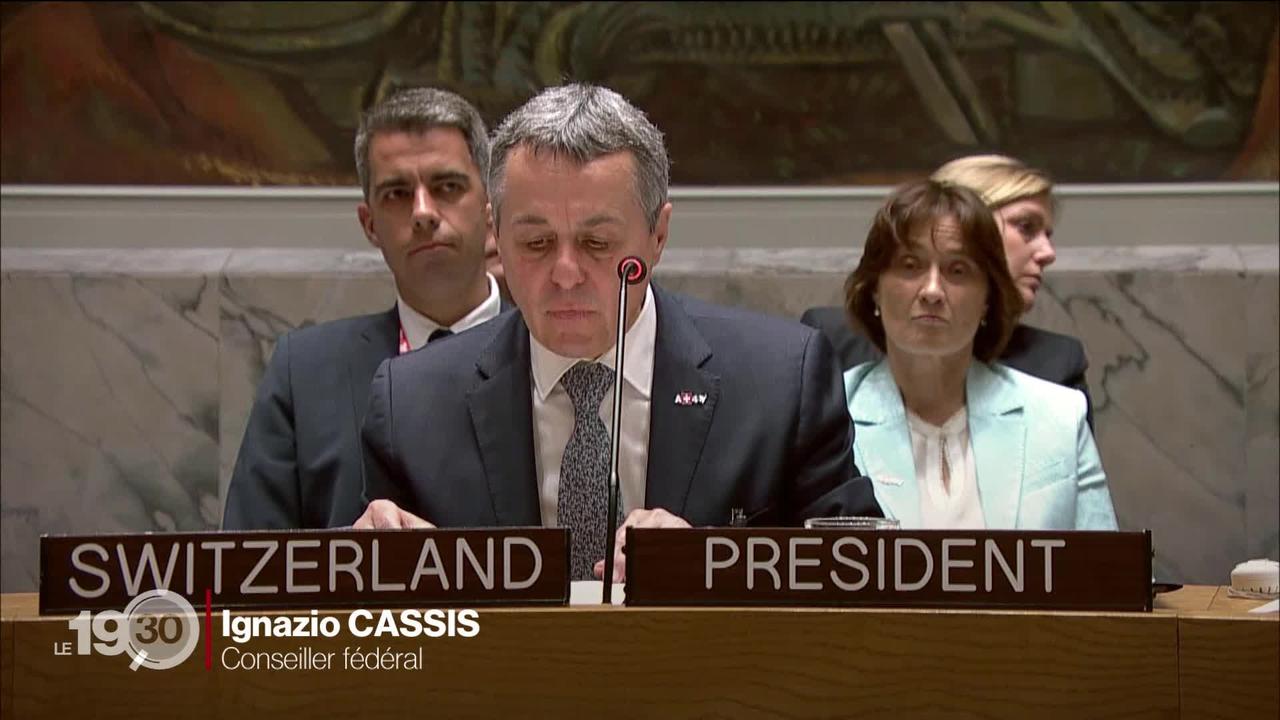 Le mois de présidence du Conseil de Sécurité par la Suisse arrive à son terme