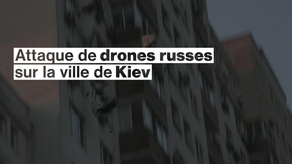 Attaque de drone sur Kiev