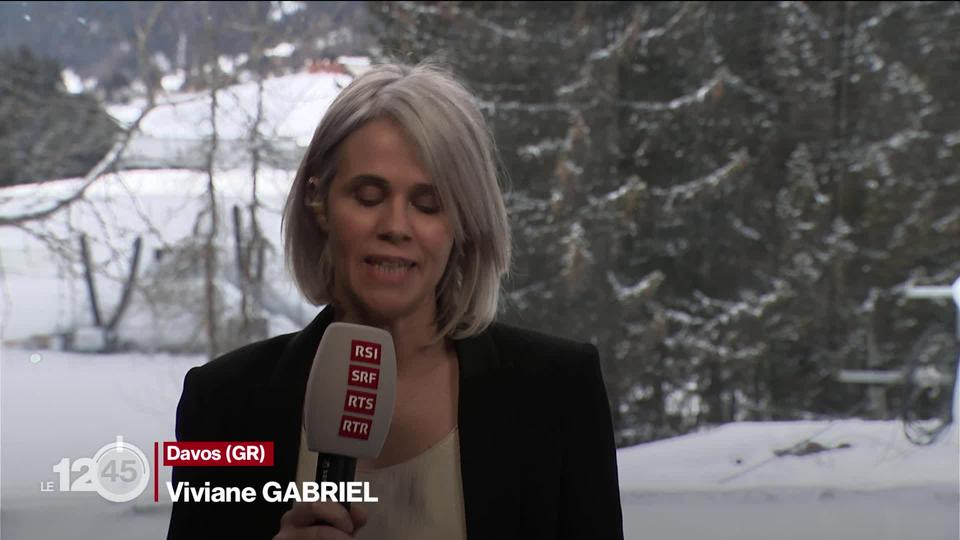 Les temps forts de la première matinée à Davos avec Viviane Gabriel, cheffe de la rubrique Économie