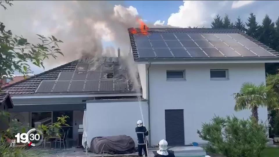 L’incendie du toit d’une villa vaudoise suscite des interrogations sur la sécurité des panneaux photovoltaïques