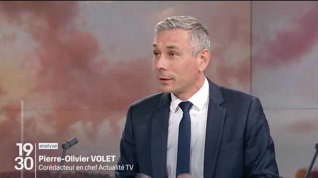 Pierre-Olivier Volet, corédacteur en chef à l'Actualité TV, évoque le duel entre le PLR et le Centre sur l'échiquier politique suisse