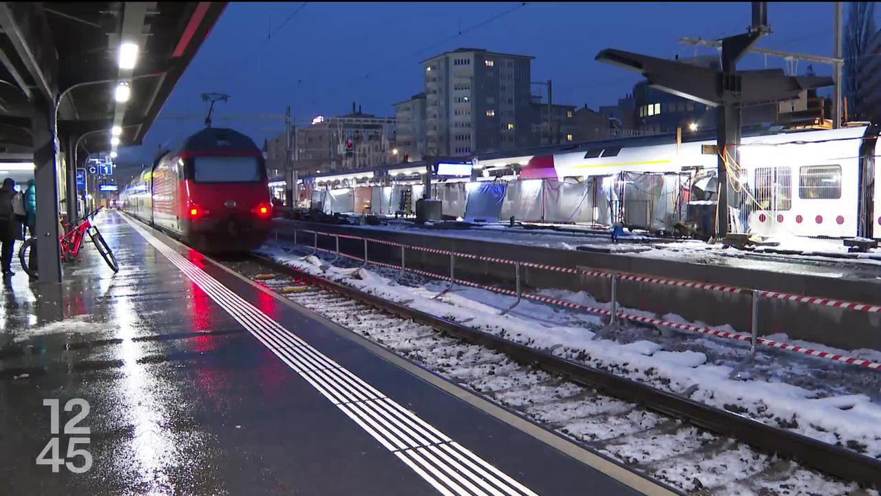 Les travaux de la gare CFF de Fribourg seront terminés dans les délais