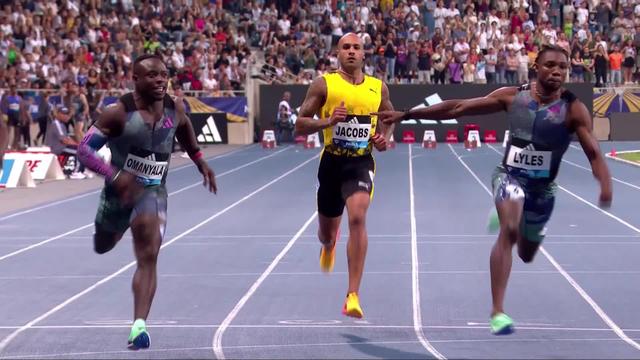 Paris (FRA), 100m messieurs: Noah Lyles (USA) s'impose en 9.97