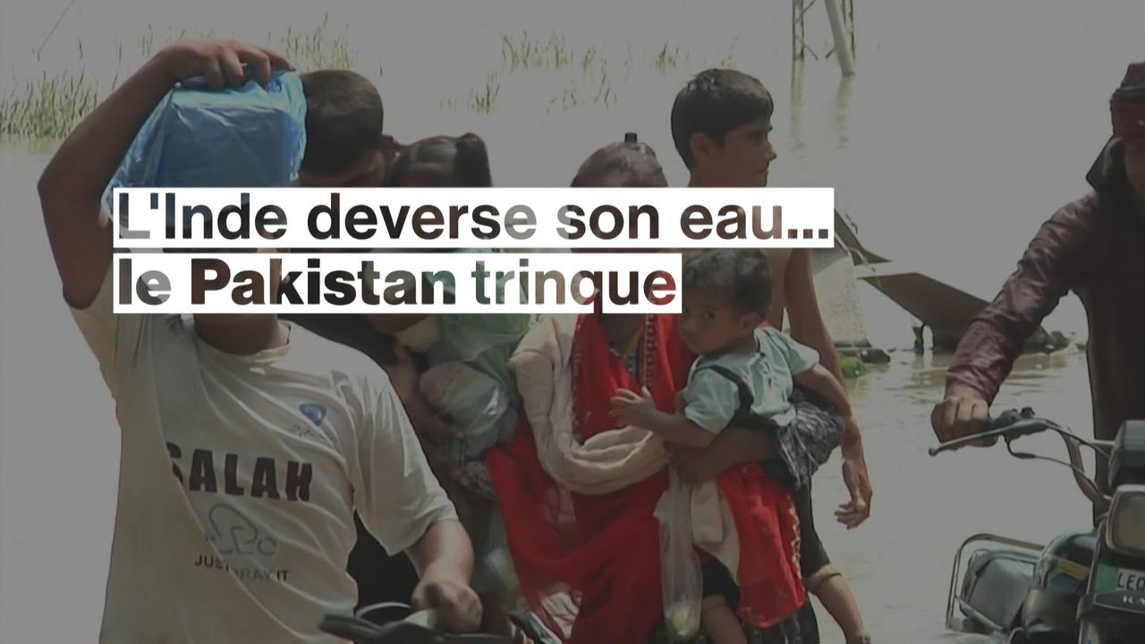 Environ 100'000 personnes évacuées après des inondations dans l'Est du Pakistan