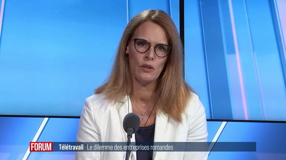 Le télétravail fait-il réellement diminuer la productivité? Interview de Véronique Kämpfen (vidéo)