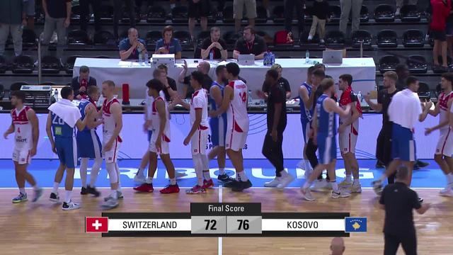 Groupe H, Suisse - Kosovo (72-76): 3e défaite consécutive pour les Suisses