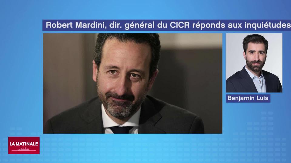 Le CICR se prépare à affronter une grave crise de liquidités: interview de Robert Mardini