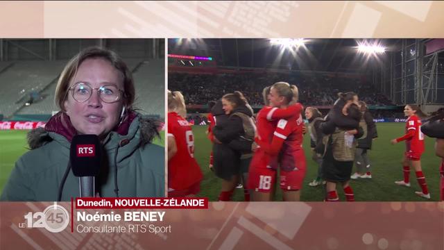 Noémie Beney, consultante RTS Sport, revient sur la qualification au mental des Suissesses pour les 1-8 du Mondial féminin de football