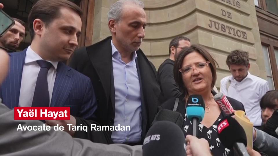 Réaction de Yaël Hayat après l'acquittement de son client, Tariq Ramadan