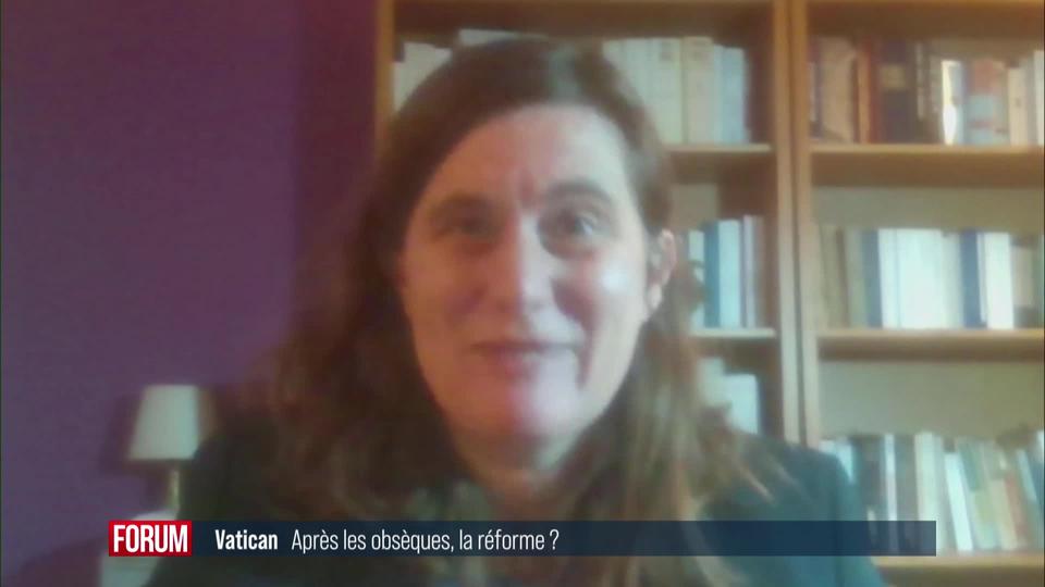 Des réformes possibles après la mort de Benoît XVI? Interview de Agnès Desmazières