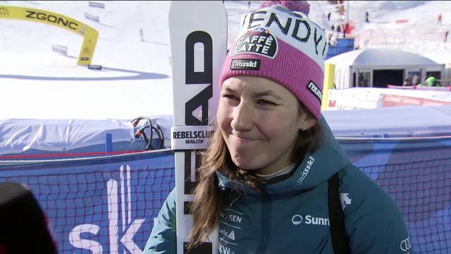 Méribel (FRA), slalom dames, 2e manche: interview de Wendy Holdener (SUI) après l’élimination