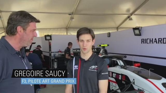 F3: "Mon but c'est d'être champion du monde à la fin de la saison" (Grégoire Saucy)