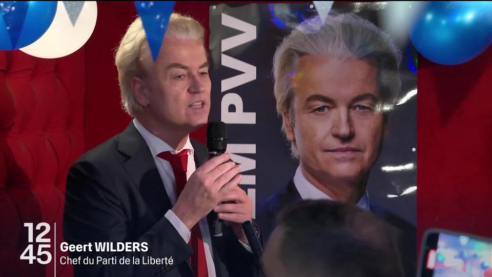 Aux Pays-Bas, Geert Wilders et son parti d'extrême droite remporte les élections législatives