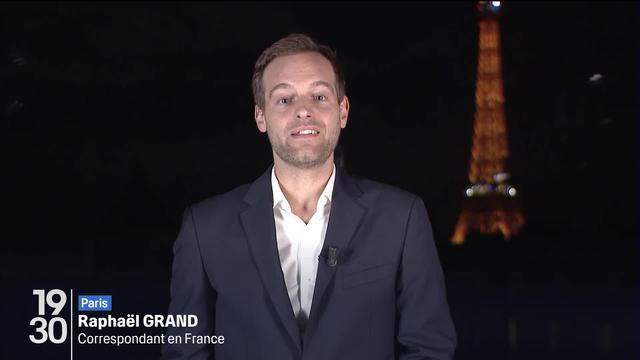 Raphaël Grand, correspondant de la RTS, fait le point sur la visite d'Emmanuel Macron en Suisse depuis Paris en France