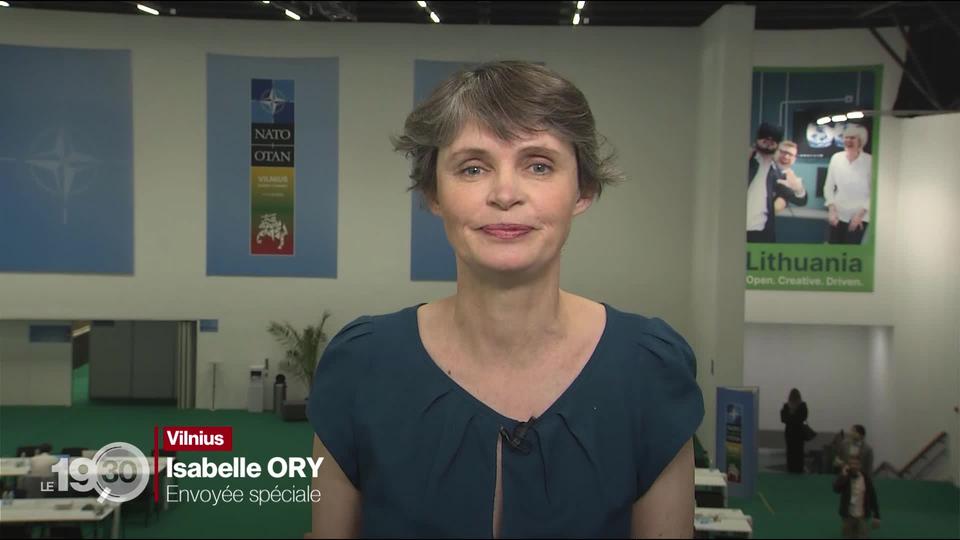 Les pays de l'OTAN sont encore réticents quant à l'adhésion de l'Ukraine. Les explications d'Isabelle Ory, envoyée spéciale à Vilnius