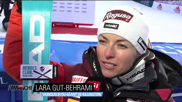 Ski - Killington (USA): Lara Gut-Beharmi à l'interview après sa victoire