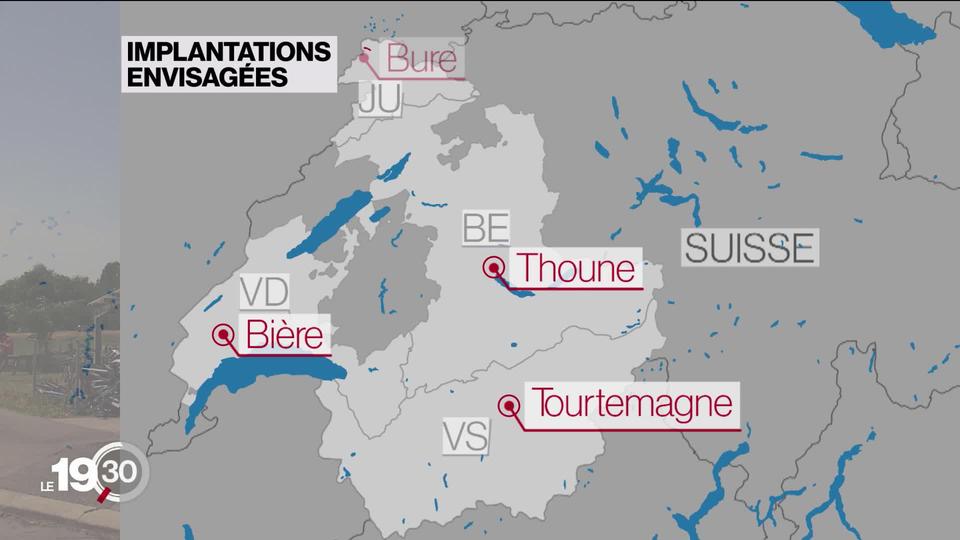 Les sites choisis pour faire face au flux de réfugiés font polémiques. Trois sur quatre sont prévus en Suisse romande.