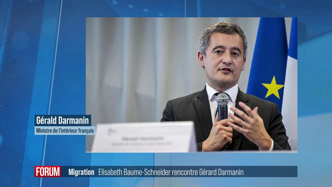 Elisabeth Baume-Schneider rencontre Gérald Darmanin au sujet de la migration (vidéo)