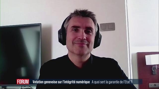 Votations genevoises: l’intégrité numérique doit-elle être garantie par la Constitution? Interview de Alexis Roussel