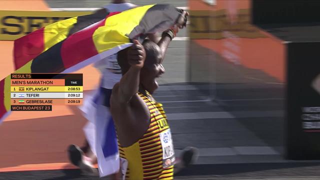 Budapest (HUN), marathon messieurs: Kiplangat (UGA) ramène une 2e médaille d'or pour l'Ouganda dans ces championnats
