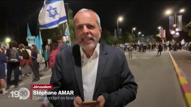 Nouvelle manifestation contre la réforme du système judiciaire en Israël. Les précisions de Stéphane Amar à Tel-Aviv