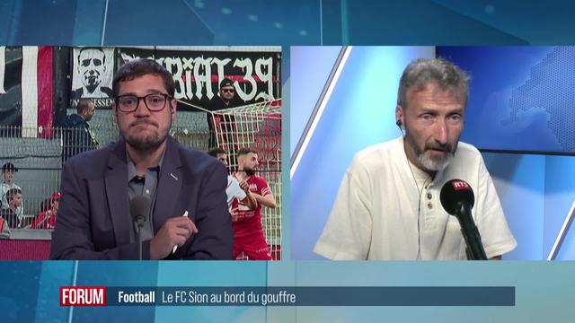 Le FC Sion au bord de la relégation: Interview de Stéphane Fournier