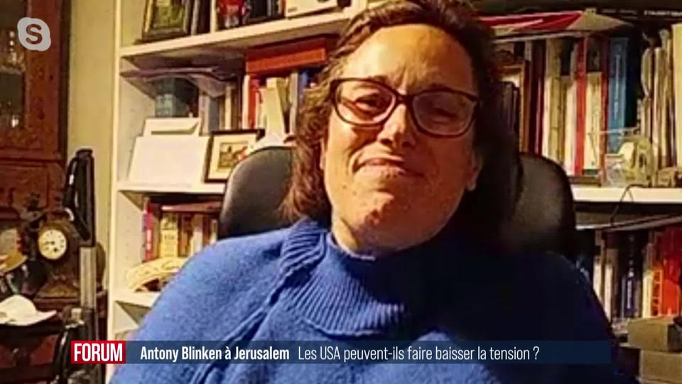 Le secrétaire d'Etat américain Antony Blinken est en visite au Proche-Orient en pleine escalade des violences: interview de Elizabeth Sheppard Sellam