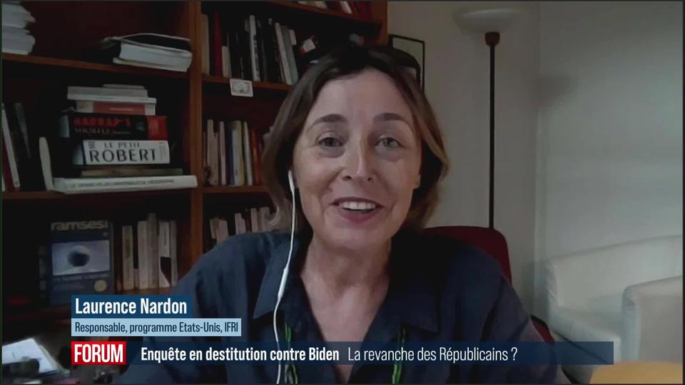 Les républicains lancent une enquête en vue d'une destitution de Joe Biden: interview de Laurent Nardon