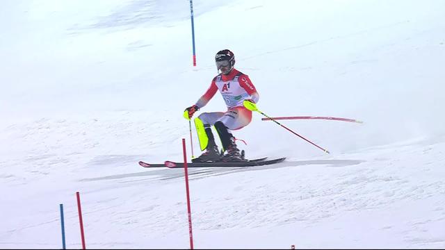 Schladming (AUT), slalom messieurs, 2e manche: Loïc Meillard (SUI)