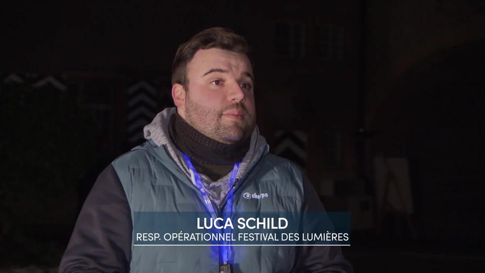 Entretien avec Luca Schild, responsable opérationnel Festival des Lumières