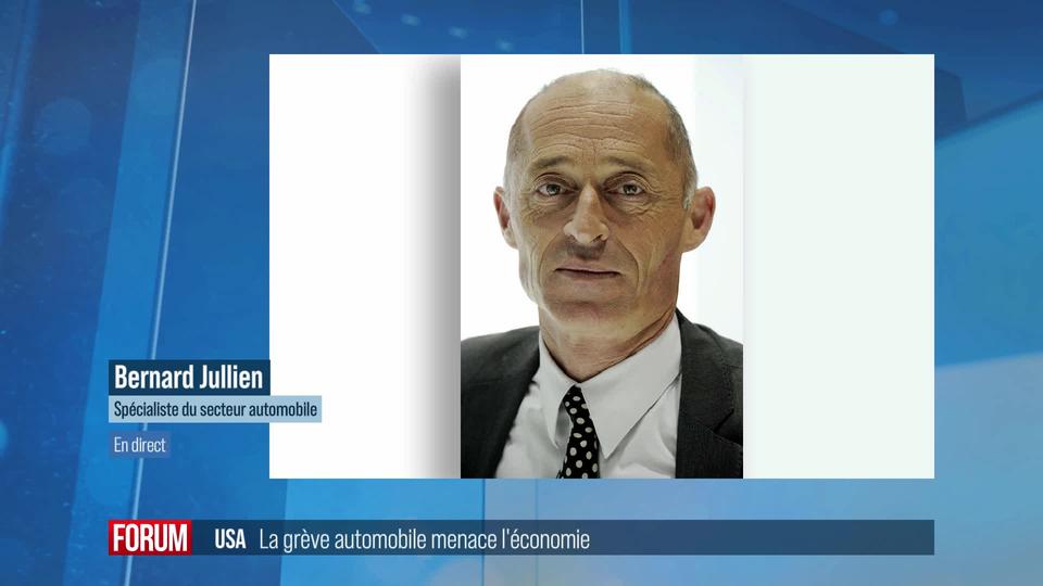 Aux Etats-Unis, le syndicat automobile menace d’une "amplification" de la grève: interview de Bernard Jullien