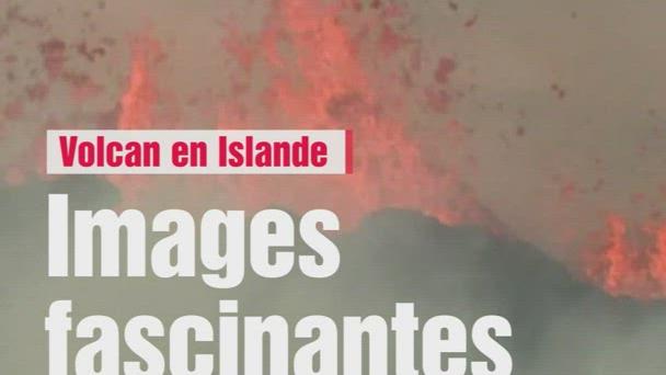 Les images impressionnantes de l'éruption d'un volcan près de Reykjavik