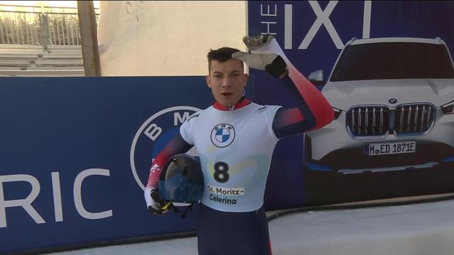 St-Moritz, skeleton messieurs, 3e manche: Matt Weston (GBR) conserve la tête