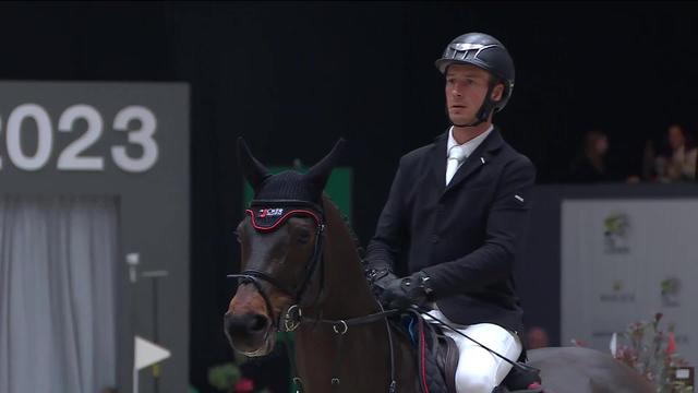 CHI Genève, Grand Prix: Alain Jufer (SUI) et son cheval Dante réalisent un bon passage
