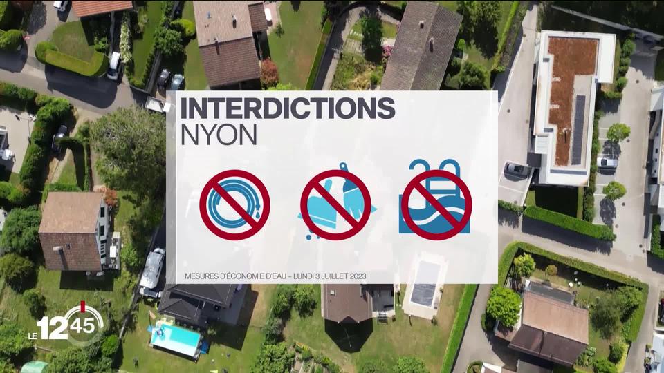 Des restrictions d’arrosage sont imposées à Nyon pour prévenir le manque d’eau