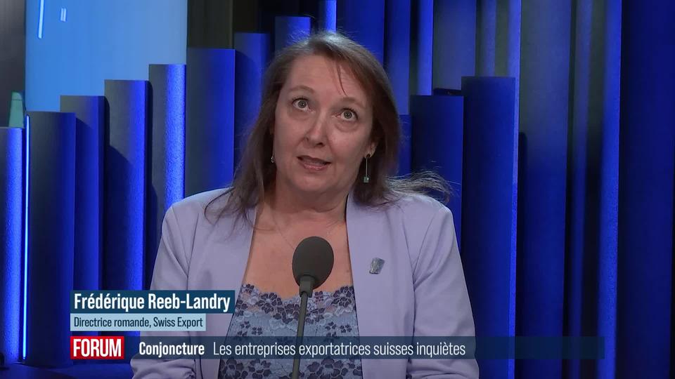 Le ralentissement conjoncturel inquiète le secteur de l’exportation: interview de Frédérique Reeb-Landry (vidéo)