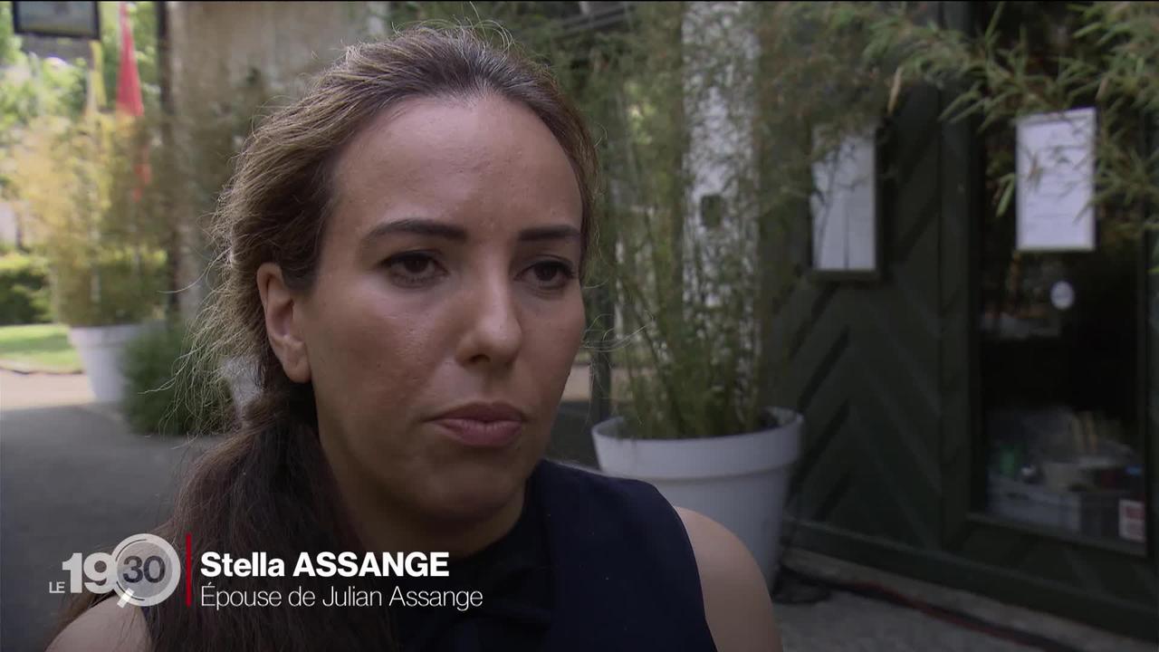 Stella Assange, femme du fondateur de Wikileaks, était à Genève pour plaider la cause de son mari Julian