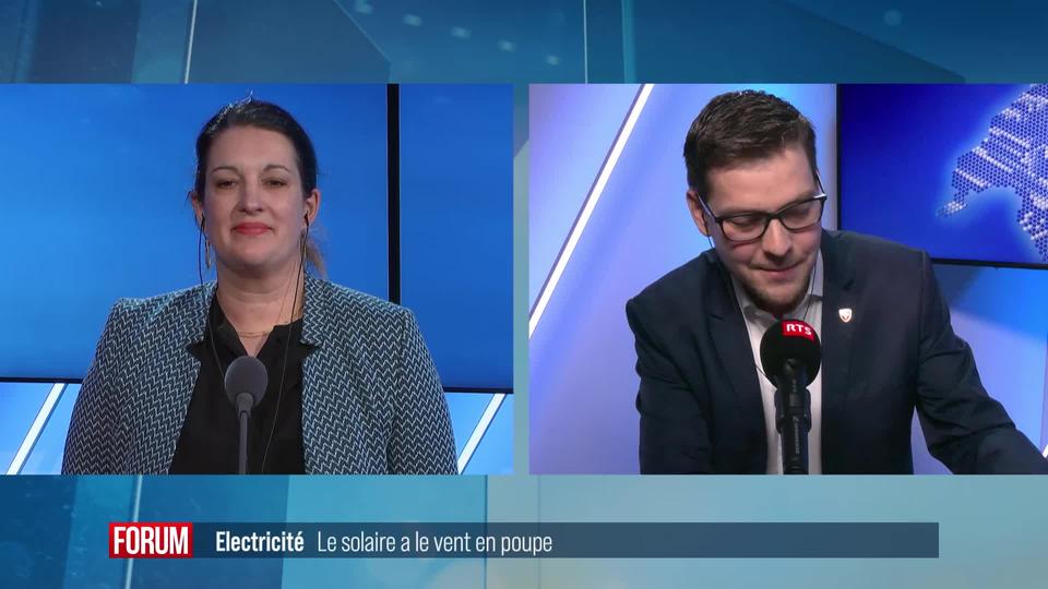 Faut-il encore soutenir la progression de l’électricité solaire? Débat entre Delphine Klopfenstein et Nicolas Kolly