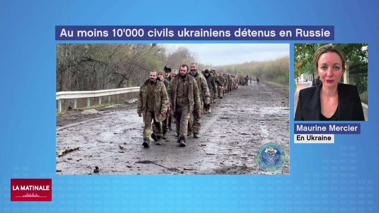 Près de 10'000 civils ukrainiens seraient détenus dans des prisons russes (vidéo)