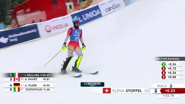 Spindleruv Mlyn (CZE), slalom dames II, 2e manche: Elena Stoffel (SUI)