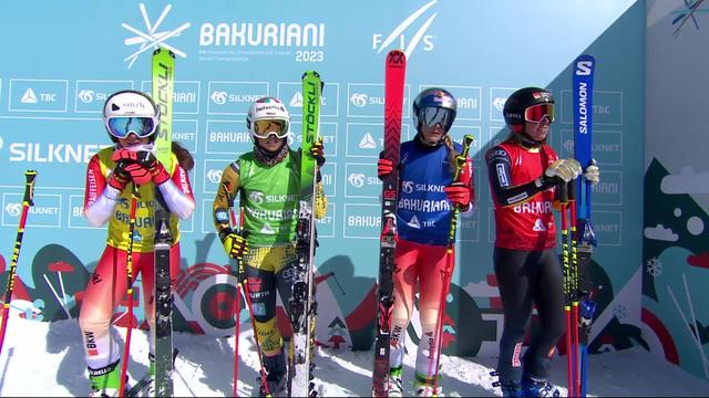 Bakuriani (GEO), skicross dames, demi-finale: T. Gantenbein (SUI) en petite finale, F. Smith (SUI) vise une médaille