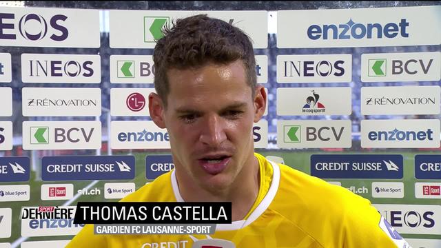 Football, Super League, 2e journée: Lausanne-Sport - Grasshopper (1-1), l'interview de Thomas Castella