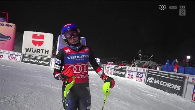 Courchevel (FRA), slalom dames, 2e manche: Mikaela Shiffrin (USA)