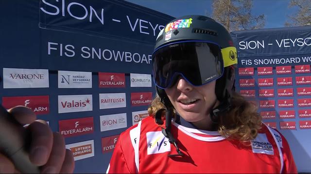 Veysonnaz (SUI), snowboard cross dames, finale: 5e succès de l’hiver pour la Britannique Charlotte Bankes