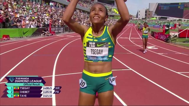 Eugene (USA), 5000m dames: Gudaf Tsegay (ETH) pulvérise le record du monde