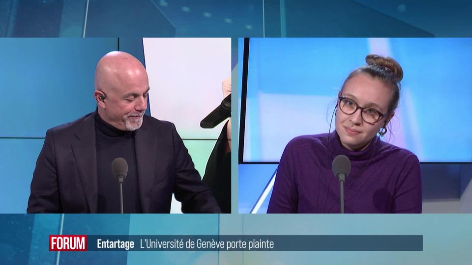 Entartage de Céline Amaudruz: l'Université de Genève porte plainte contre inconnu